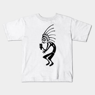 Kokopelli drink tonic white Kids T-Shirt